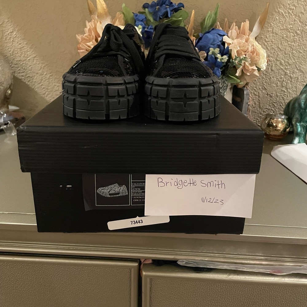 Authentic Prada Sequin Shoe size 40